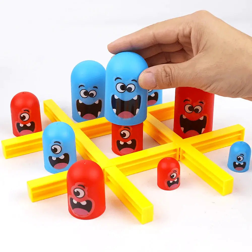 Tic Tac Toe Board Game For Kids And Adults Interactive Multiplayer Party Toy Family Friendly