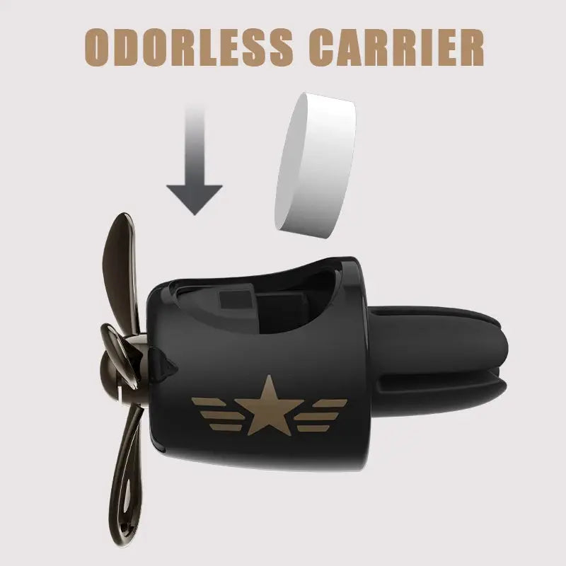 Odorless DIY Perfume Ornament Airplane Pilot Bear Car Air Freshener Vent Clip Fragrant Diffuser Decoration For Men