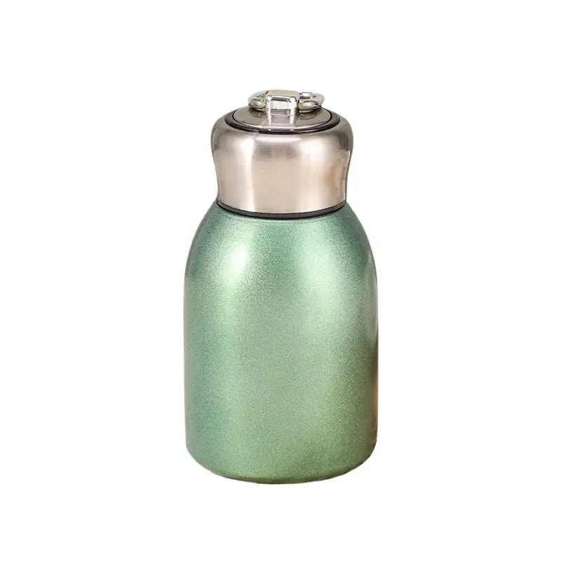 New High Value Mini Chubby Big Belly Cup 304 Stainless Steel Vacuum Thermos Cup With Portable Carrying Ring For Women