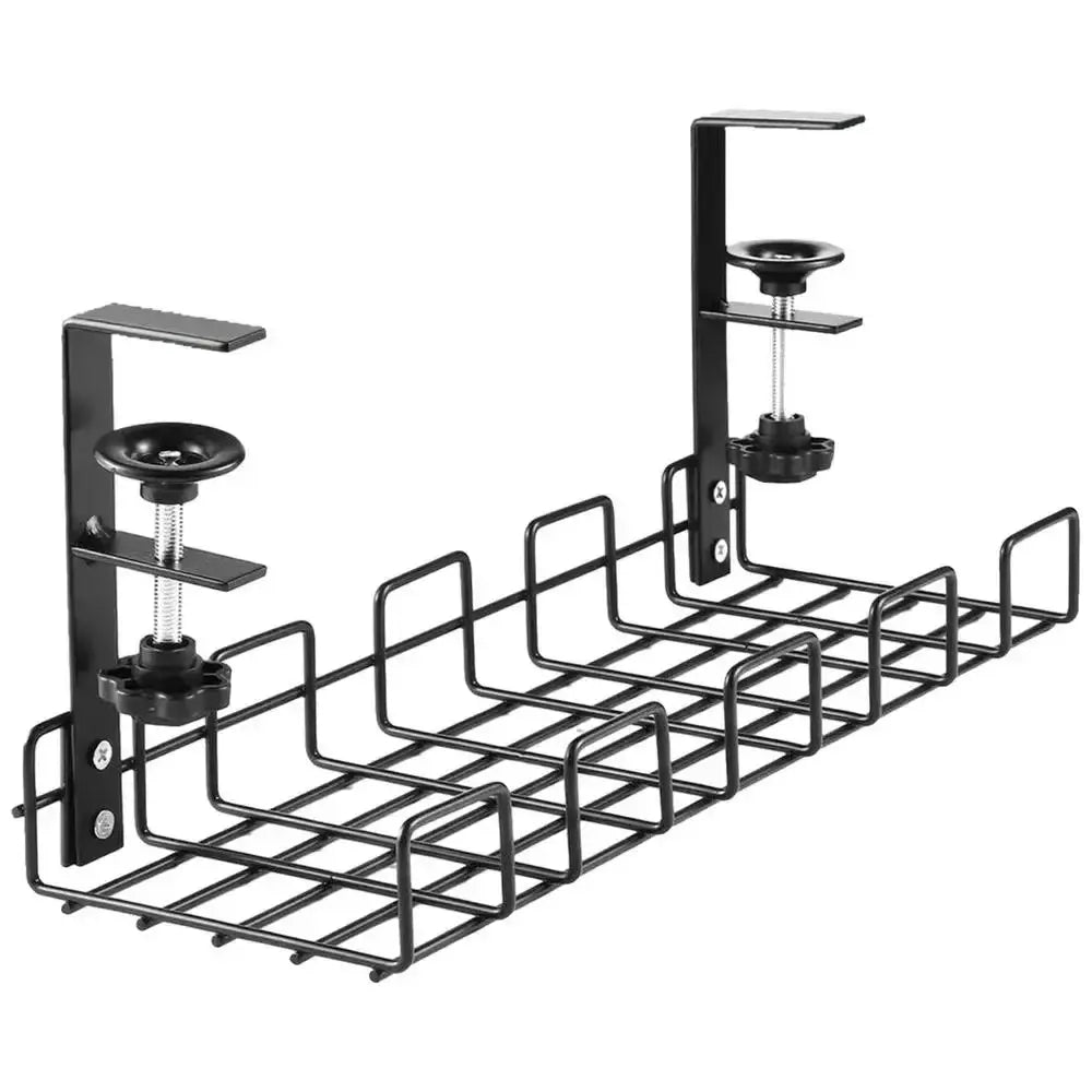 ProDesk Under Desk Cable Management Box No Drill Clamp Design Keeps Cables Neat, Hidden, And Organized