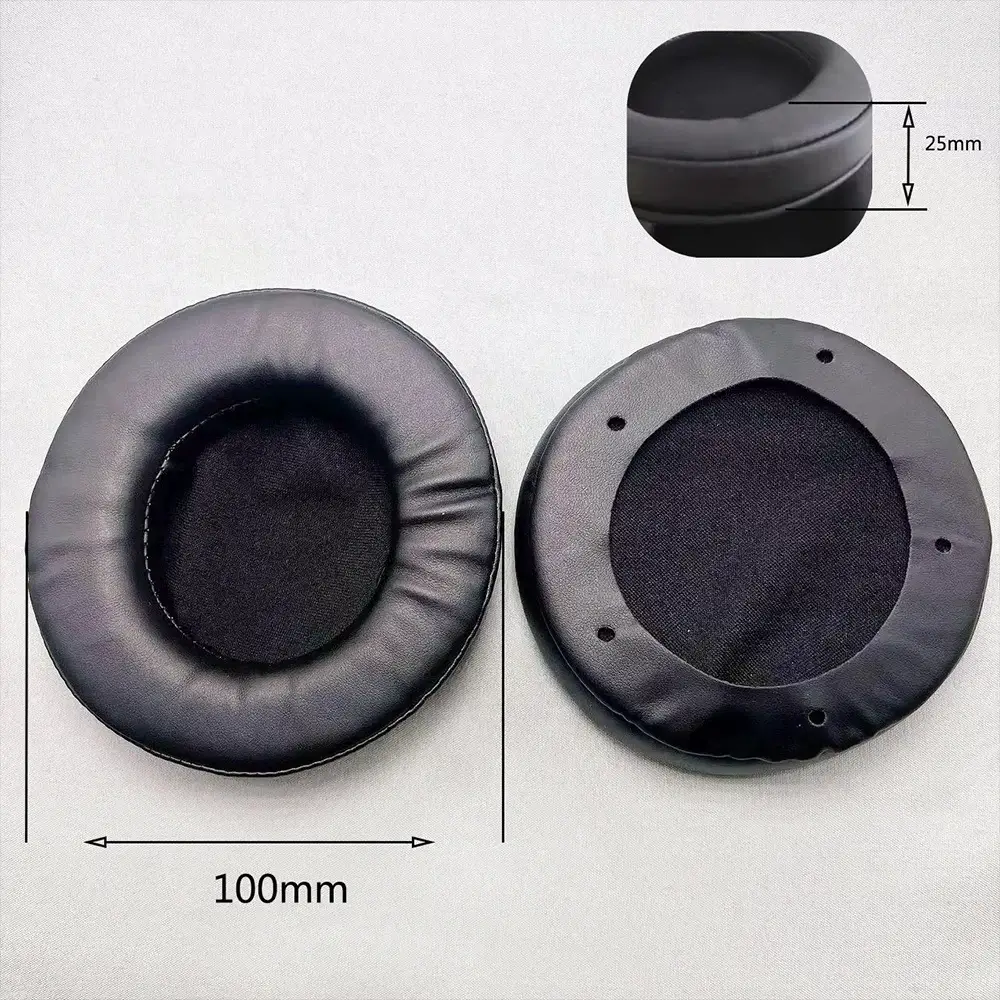 SoundLux Ear Pad Cushions For Headphones Soft Sponge Leather Foam Comfort And Noise Isolation