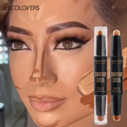 GlowPro Double Head Highlight Pen Waterproof Foundation Contour Concealer Pencil For Flawless Coverage