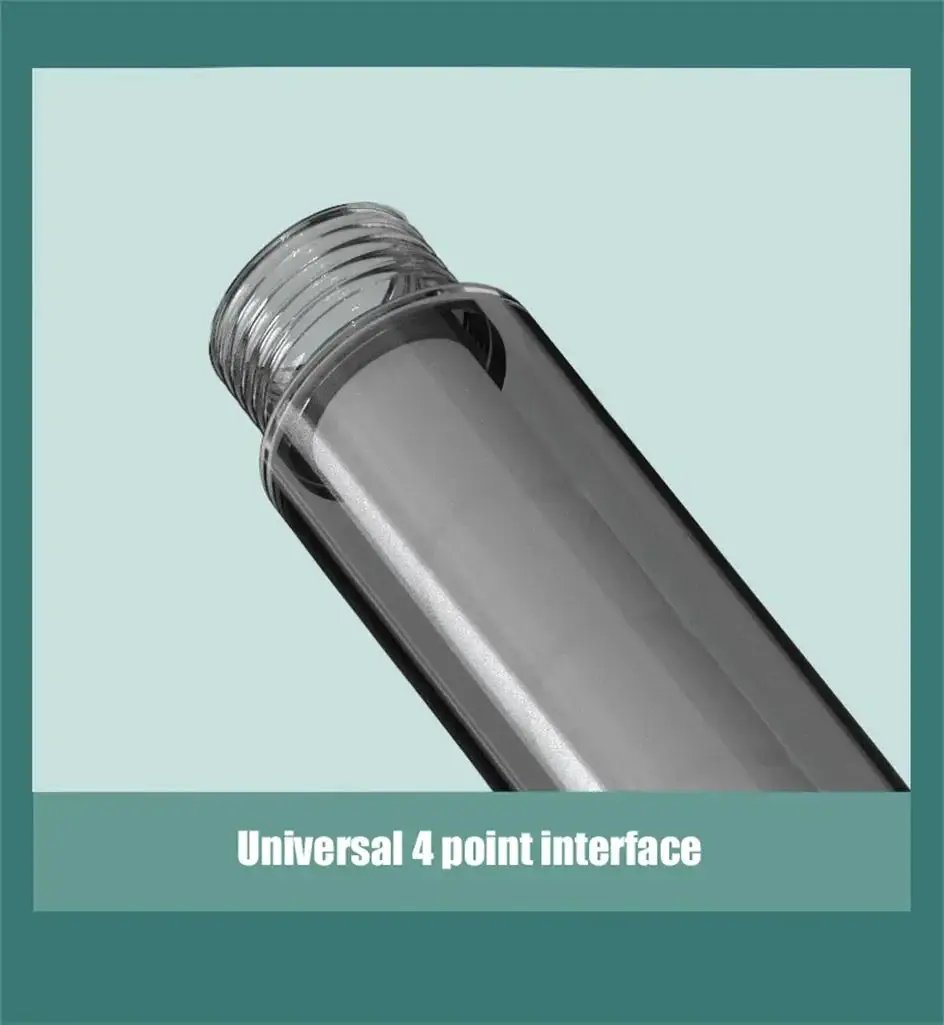 Simples Market chrome handheld showerhead with universal 4-point interface