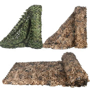 Simples Market military camouflage netting, three nets in green and desert brown for hunting or garden gazebo.