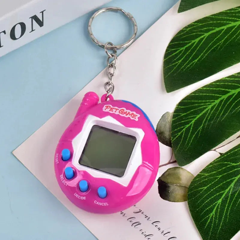 Transparent Electronic Pet Toy With 168 Virtual Pets See Through Case Keychain Nostalgic Retro Pixel Fun