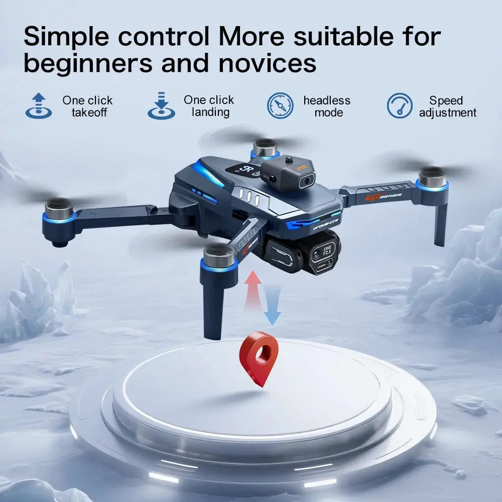 Lenovo GT8 drone folding quadcopter with blue accents