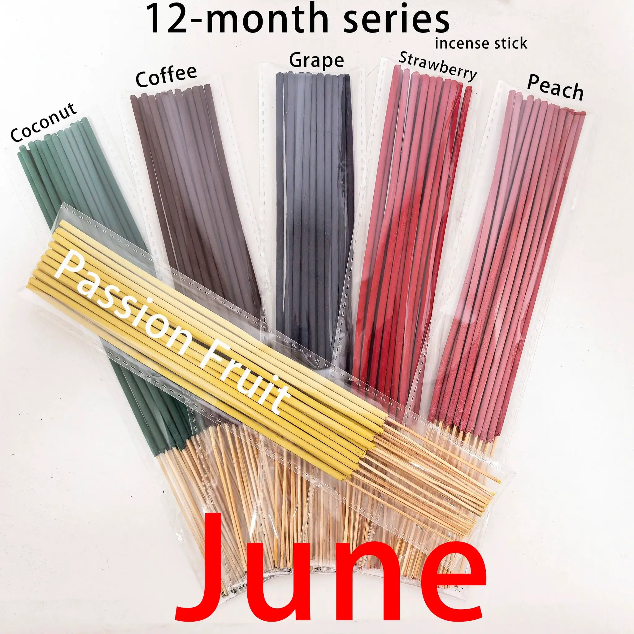 6 Sets Of 126 Incense Sticks Assorted Scents For Purification Meditation Yoga And Home Use Gift