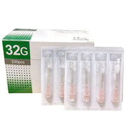 32G Disposable Syringes with Superfine Needles for Painless Dental and Beauty Irrigation 4mm 6mm 13mm Eyelid Tool