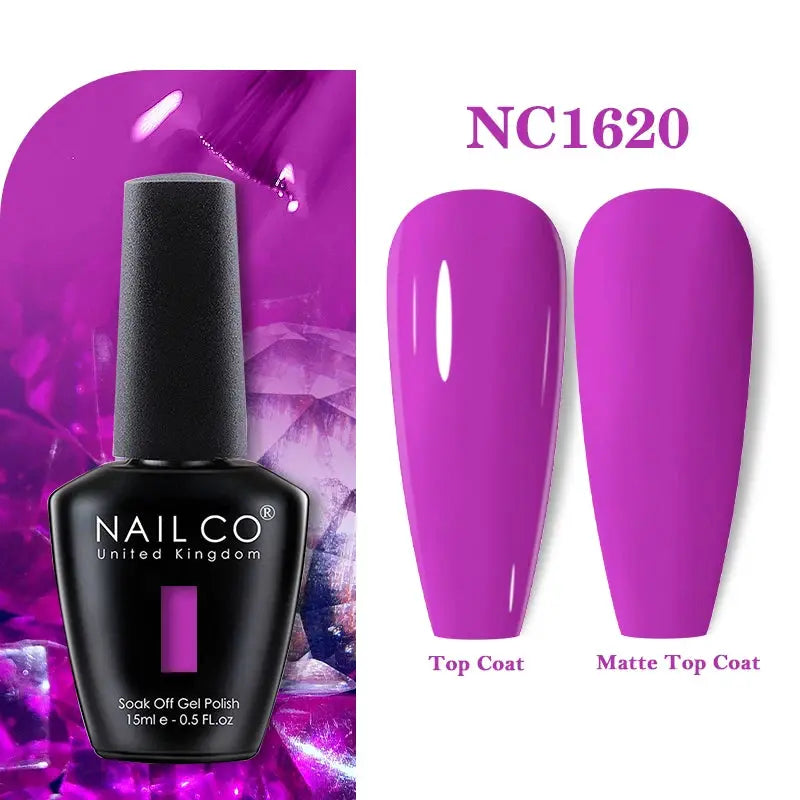 NAILCO 283 Colors Gel Nail Polish Kit Ultra Long Lasting UV Gel Varnish With 30 Day Shine