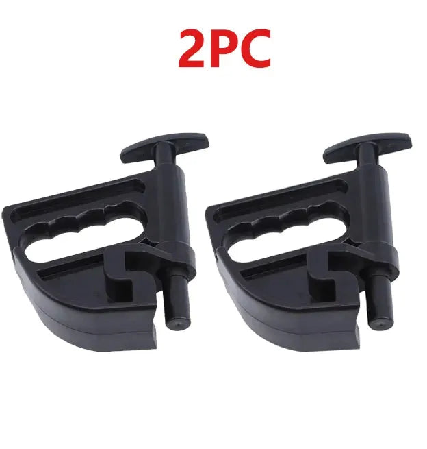 Automotive tire bead clamp tool set, 2pc by Simples Market, heavy-duty black