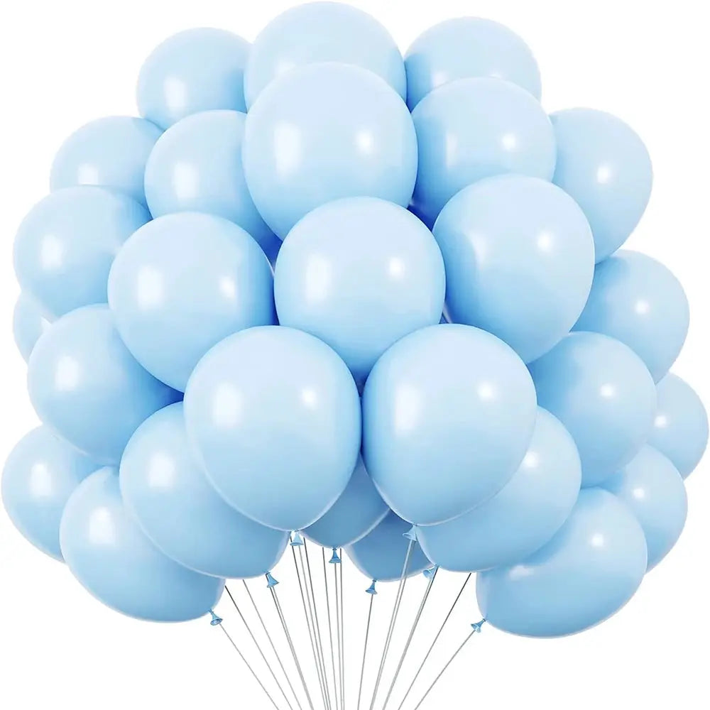 5 10 12 Inch Latex Balloons Baby Blue Red Green White Sand 10 20 30 Pcs Wedding Baby Shower Birthday Party Decor