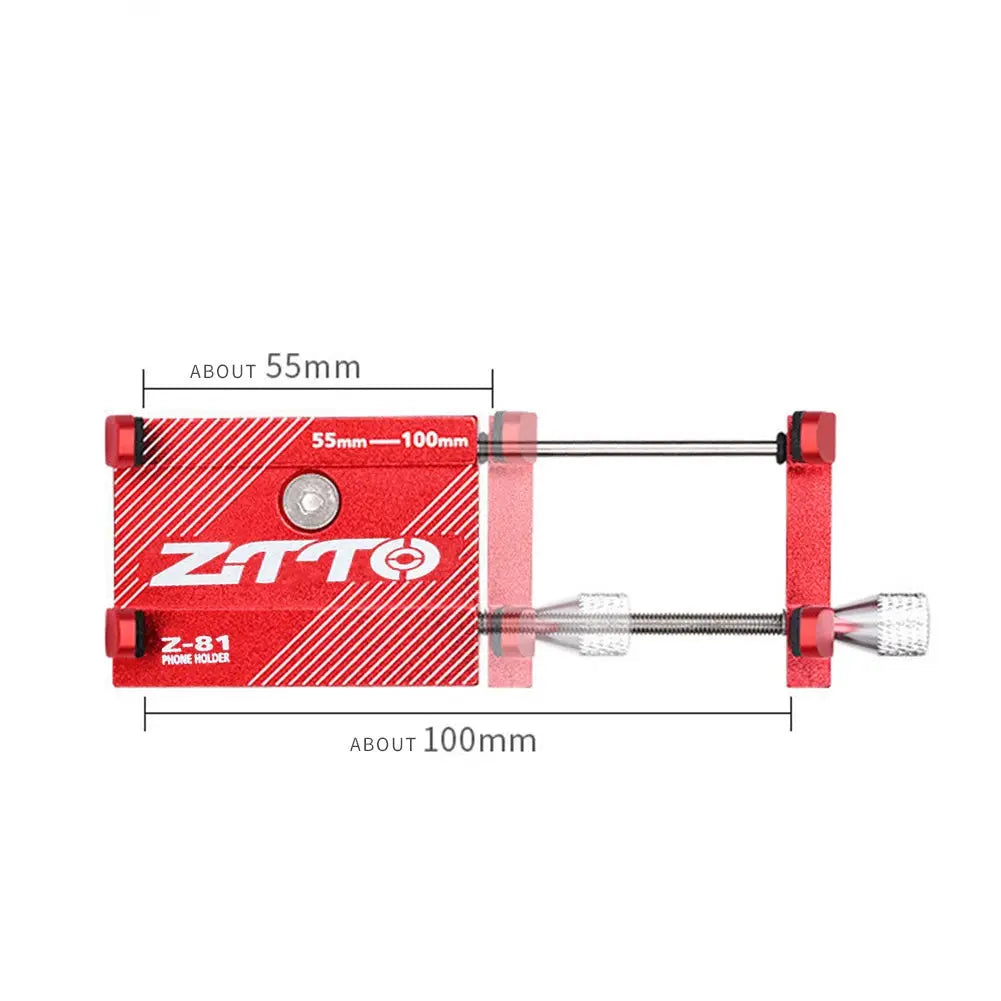ZTTO Universal Bicycle Phone Holder Aluminum Alloy Mount For Bike And Motorcycle GPS Mobile On Handlebar M365