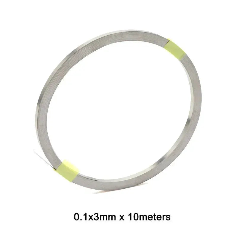 10m Roll Nickel Plated Steel Strip Connector For 18650 Li Ion Battery Spot Weld Belt 0.1mm 0.12mm 0.15mm 0.2mm