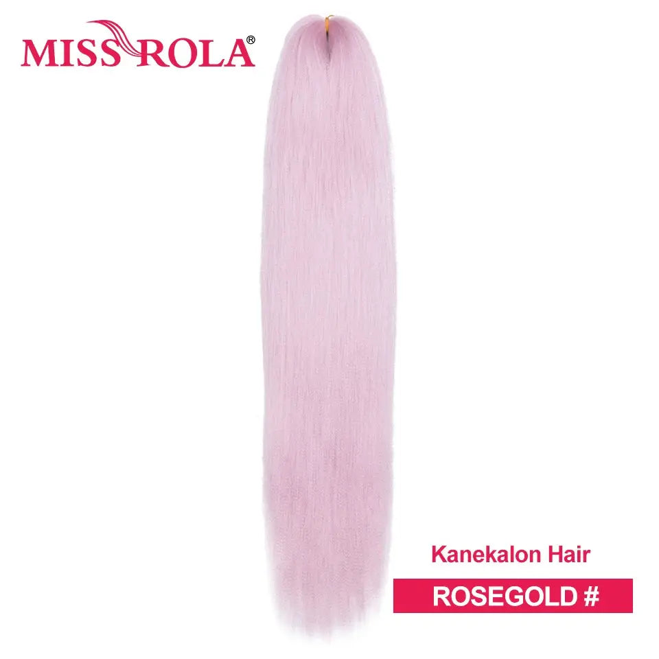 Miss Rola Kanekalon hair bundle in rose gold color