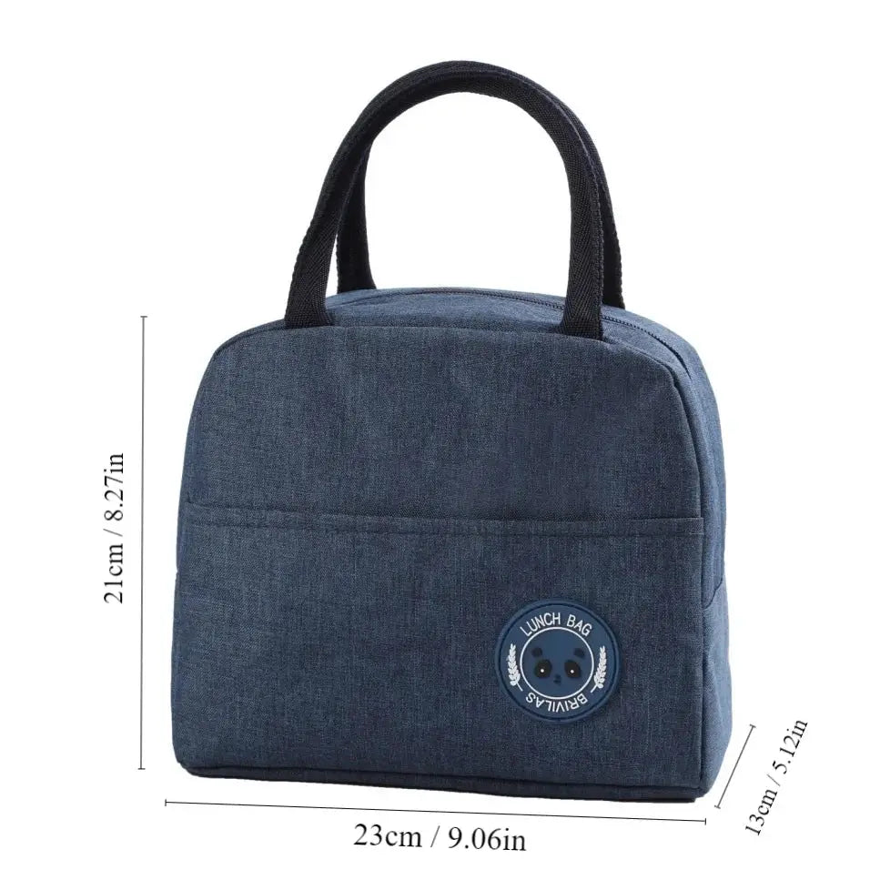AuroraCarry Insulated Bento Lunch Bag Premium Aluminum Foil Insulation Keeps Meals Fresh Warm Or Cold Longer