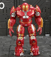 Hulkbuster Hulk Iron Man Super Hero PVC Action Figure Collectible Model Toy With Integrated Light