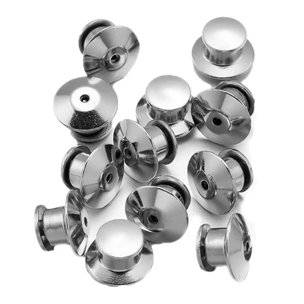 10 30 50 PCS Safety Brooch Lock Metal Pins Back Keeper Caps Clasps for DIY Jewelry Making Copper Findings