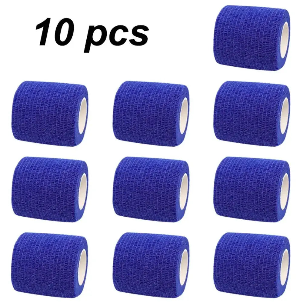 Colorful Self Adhesive Elastic Bandage Wrap Elastoplast for Knee Finger Ankle Palm Sports Injury Aid Kit Pet Tool