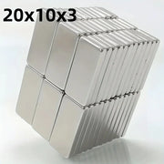 Iron Rectangular Magnets 20x10x3mm Industrial Use 20 or 50 Pieces No Battery Required