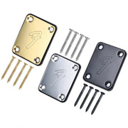 Miwayer Electric Guitar Neck Plates Vintage Style Protector With Screws Fits Most Guitars And Basses
