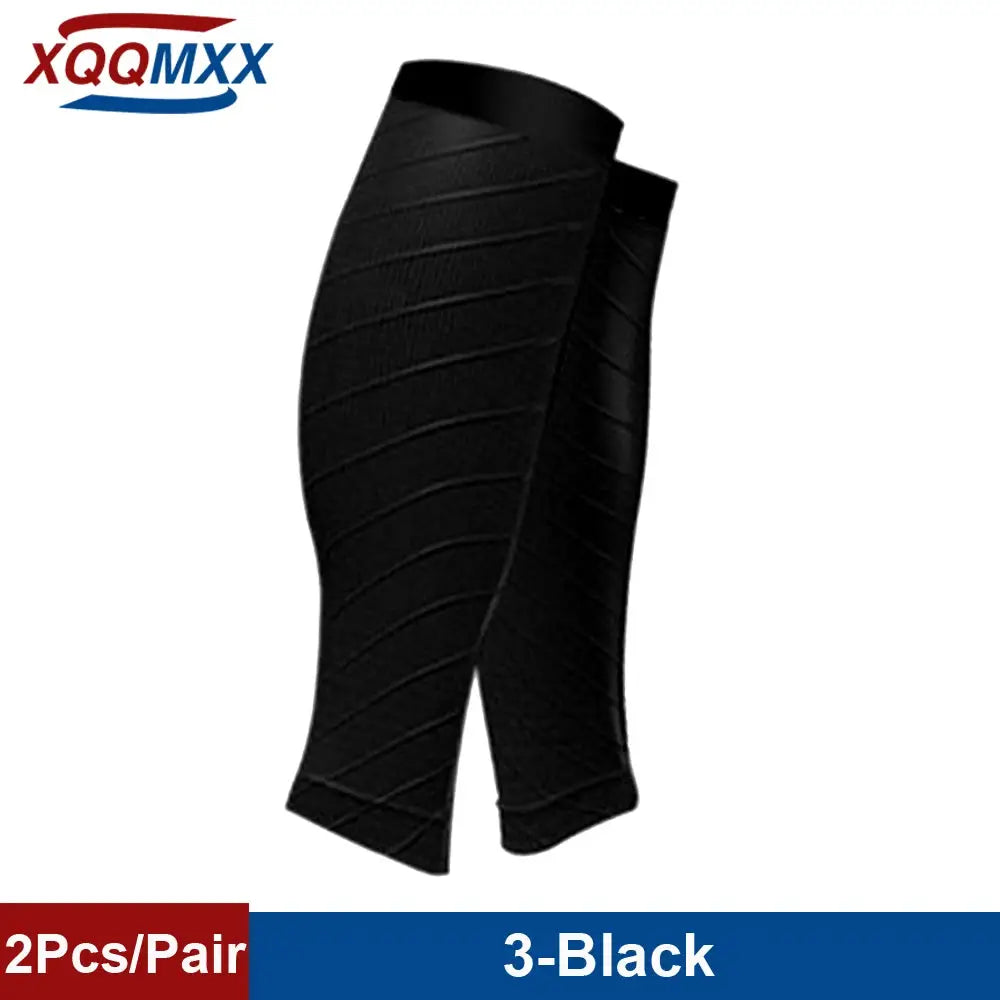 Compression Calf Sleeves For Men And Women 20 To 30 MmHg Footless Shin Splint Relief For Running Cycling