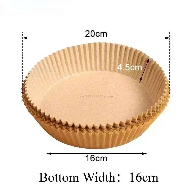 Nonstick Air Fryer Parchment Paper Liners Disposable Baking Papers For Air Fryer And Microwave Oven