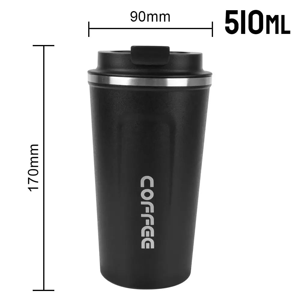 Thermo Cafe Car Thermos Travel Mug 380 And 510 Milliliters Leakproof Double Wall Stainless Steel