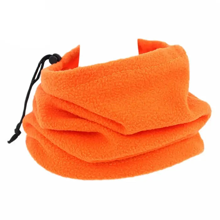 PolarFlex Arctic Fleece Neck Tube Scarf Adjustable Warm Lightweight Winter Ear Warmer For Outdoor Sports