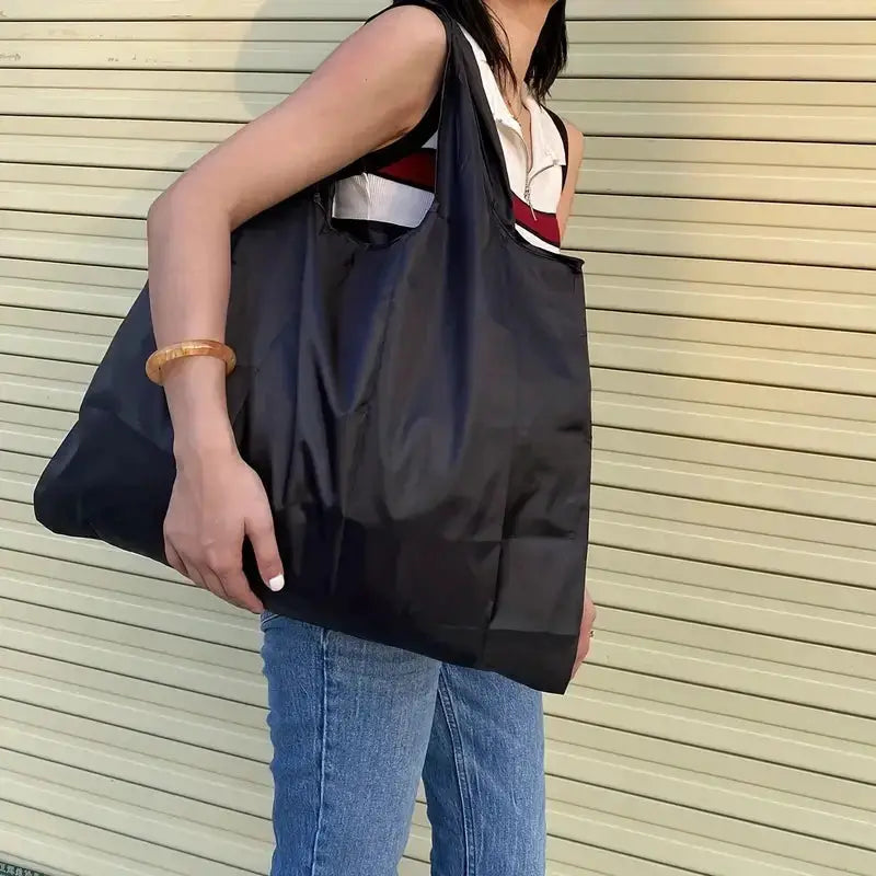 EcoCart Foldable Grocery Bag Large Capacity Waterproof Tote Reusable For Everyday Shopping
