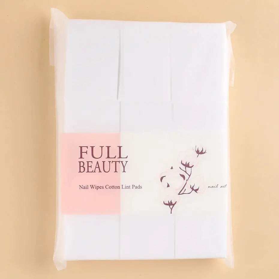 Nail polish remover wipes, lint-free cotton pads, Full Beauty by Simples Market, 450 pcs