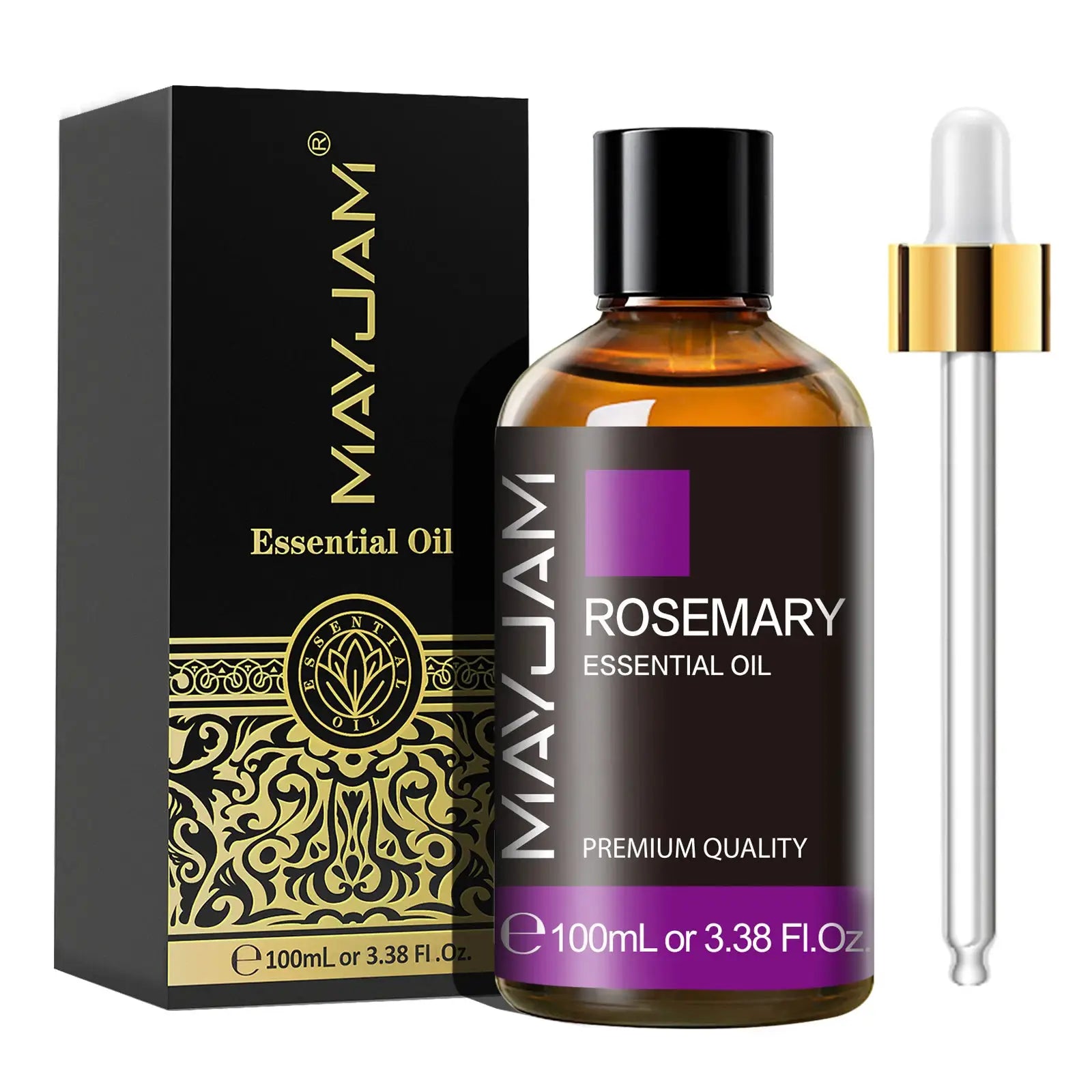 MAYJAM 100ml Pure Plant Essential Oil Mint Bergamot Patchouli Citronella Lemongrass Chamomile Cedarwood For Reed Diffuser