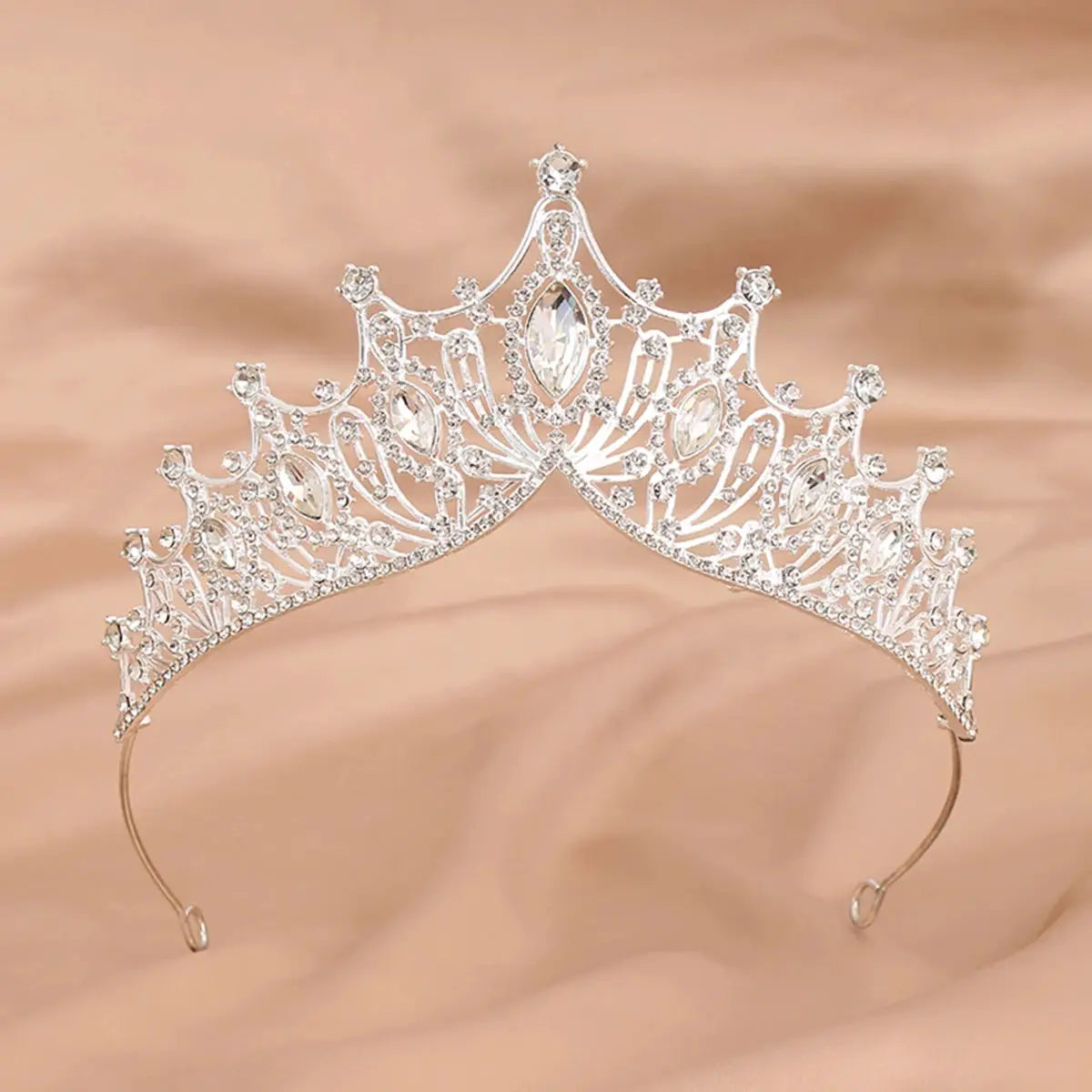 Queen Crown For Women And Girls Pageant Tiara With Crystals Beaded Baroque Vintage Headband And Combs