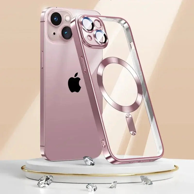 Soft Clear Case For iPhone 17 Air 16 15 14 13 12 11 Pro Max MagSafe Wireless Charging Shockproof TPU Cover