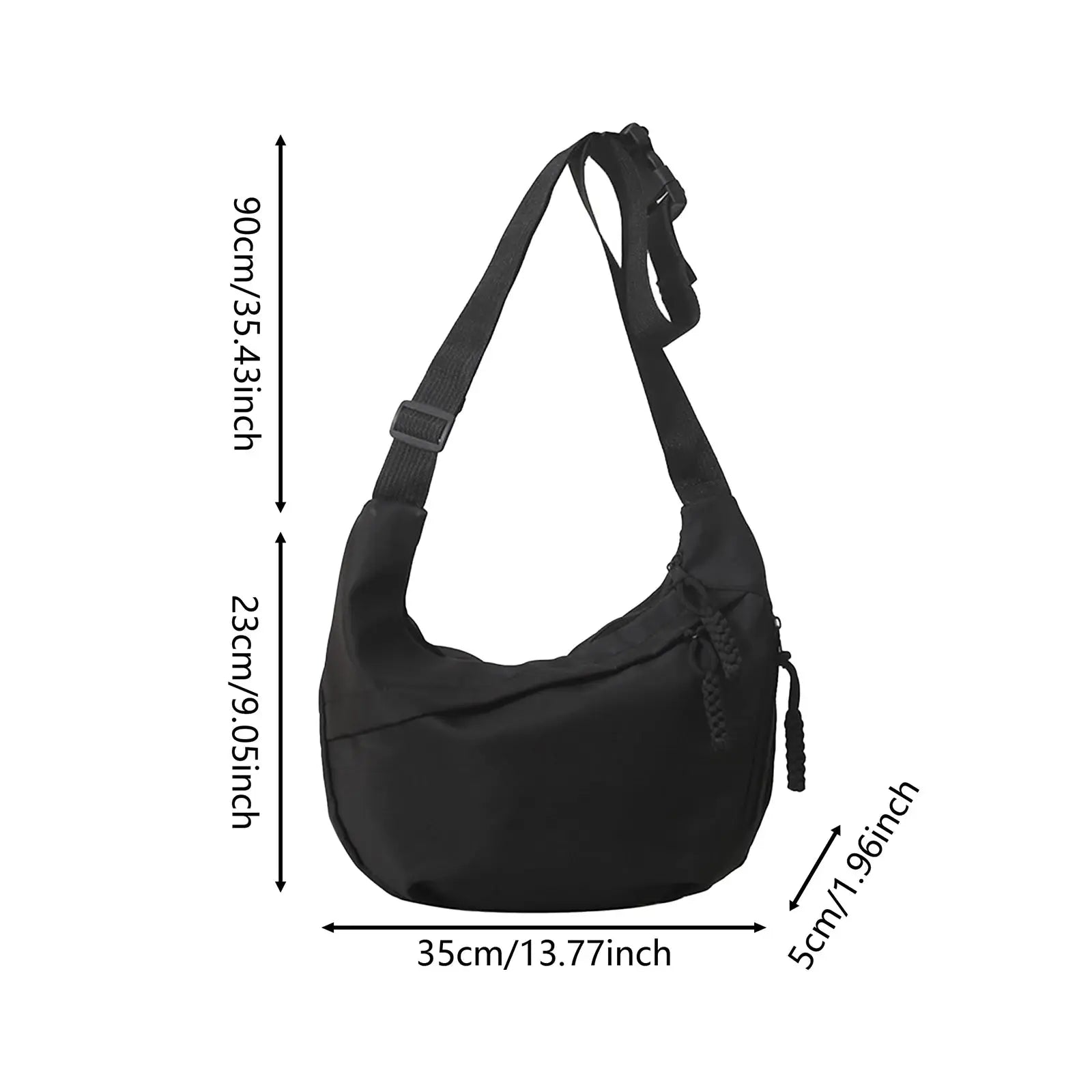 NovaCarry Luxe Single Shoulder Crossbody Bag With Large Capacity For Office Workers And Commuters