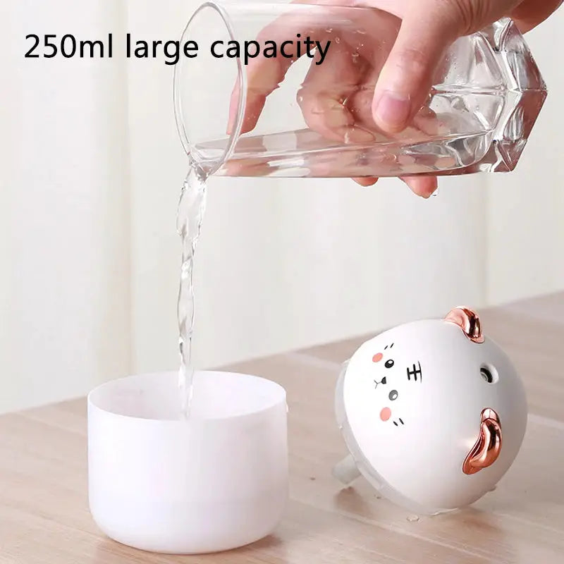 Cute Pet USB Mini Desk Humidifier For Office Home Room Humidification Quiet Mist