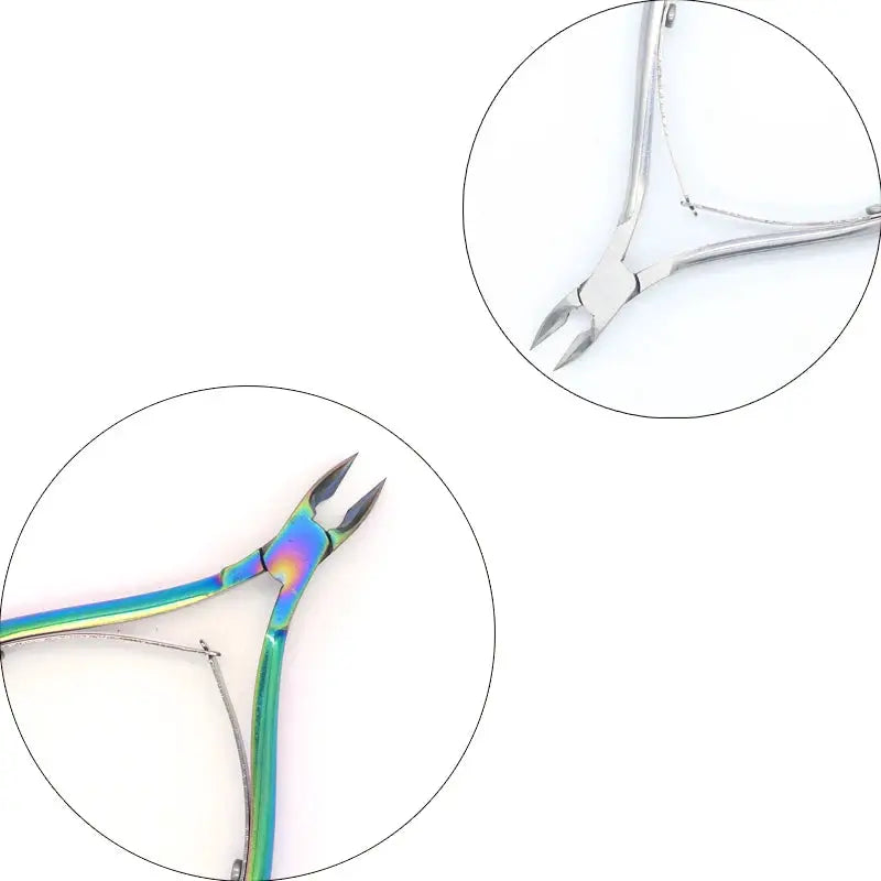 PrimeCare Cuticle Cutter Set Stainless Steel Nail Manicure Tools for Precise Cuts and Pedicure Comfort