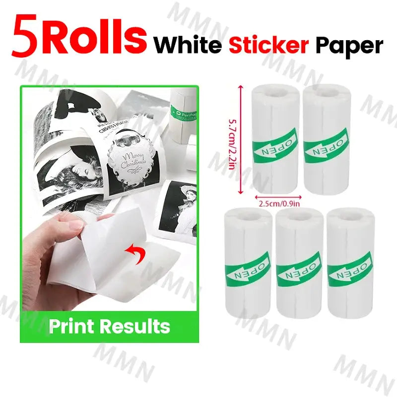 MINI Print 58mm Wireless Bluetooth Thermal Printer For Android IOS