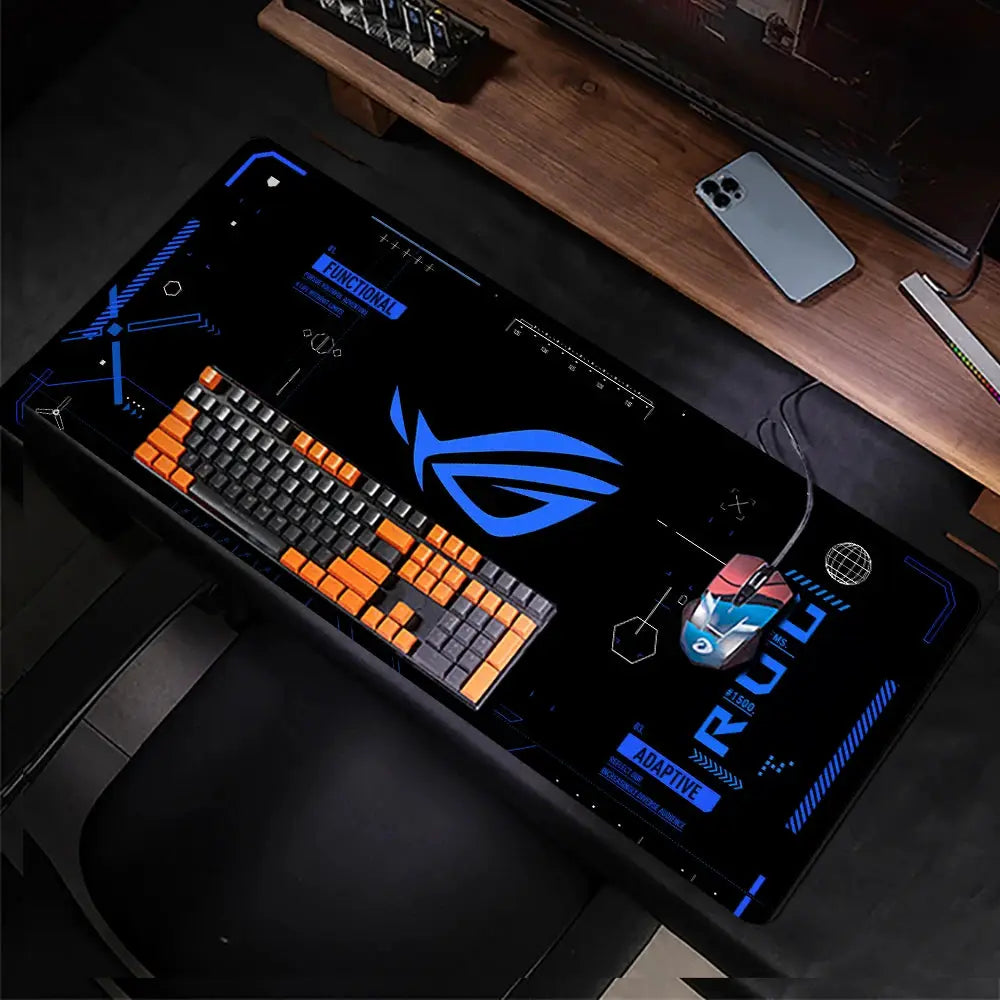 Dapesuom XXL Extended Gaming Mat for PC and Keyboard Large Mouse Pad Non Slip Surface Ultra Smooth Fabric