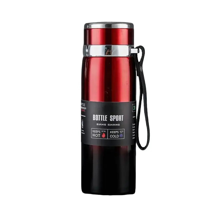 1L Stainless Steel Vacuum Flask Thermos Bottle Keeps Hot And Cold Water Tea Coffee