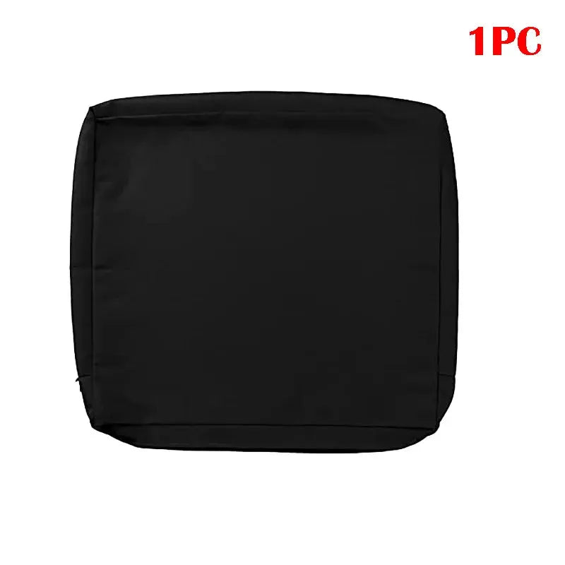 Sofa cushion cover Simples Market 1pc black square outdoor replacement for chair/sofa