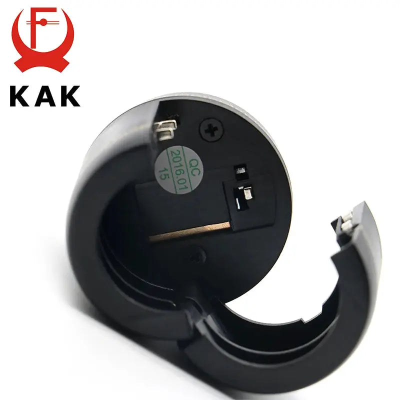 Plastic wine bottle stopper with password lock, black KAK vacuum preservation plug