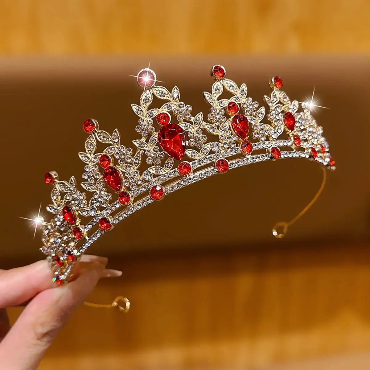 Large Crown Headband Fashion Hair Accessory For Performances And Birthdays For Adults Elegant Temperament Style