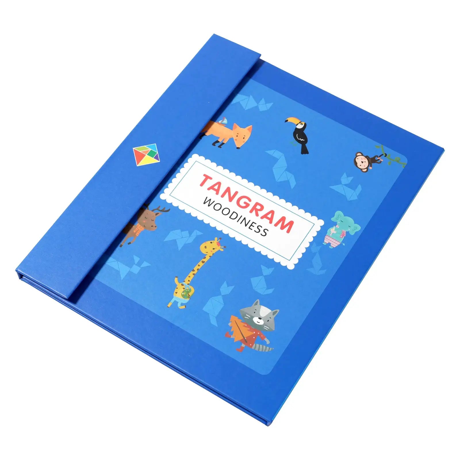 Magnetic Wooden Tangram Block Puzzle Game for Kids Montessori Inspired Educational Toy Develops Logic Creativity Gift
