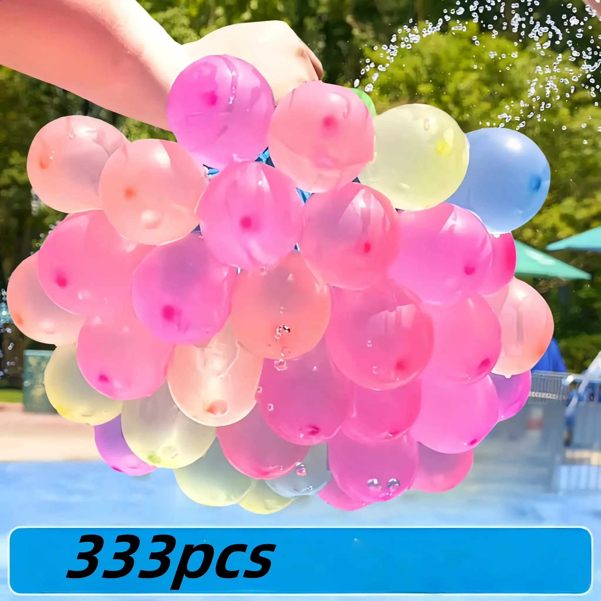 Rapid Injection Water Balloons 333 Or 111 Pieces Quick Inflate Summer Outdoor Water Fight Toys For Kids And Adults