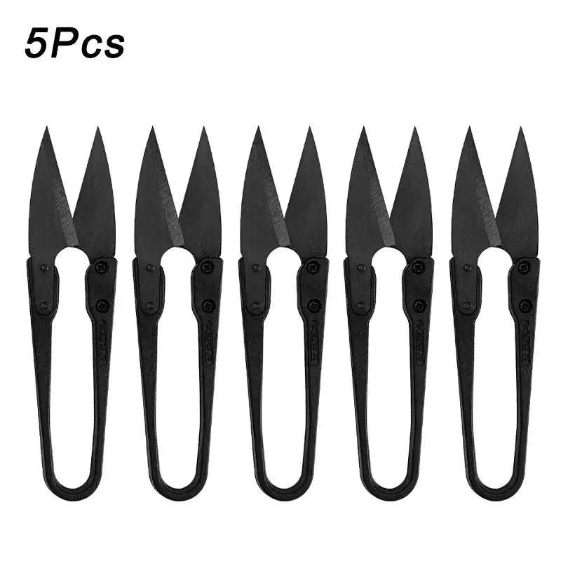 U Shaped Thread Cutter Sewing Scissors Beading Embroidery Trimming Threads Fabric Snips Set Of 1 To 5 Pieces