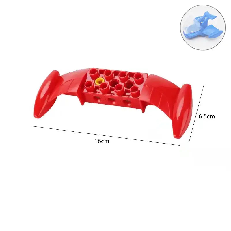 Big Building Blocks Traffic Mechanical Construction Set For Kids Compatible Large Bricks Educational Science Toy Gift