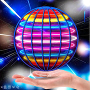 Flying Ball Hand Controlled Color LED Cosmic Globe 360 Degree Rotating Suspension Ball Toy for Indoor and Outdoor Play