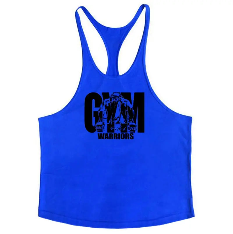 VitalPeak Gym Tank Top Y Back Sleeveless Vest Breathable Cotton Fitness Shirt For Full Range Of Motion