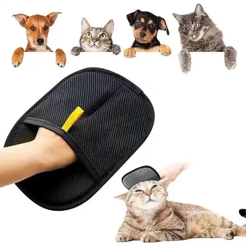Pet Hair Cleaning And Collection Gloves Double Sided Multi Functional Beauty Glove Tool For Pet Owners