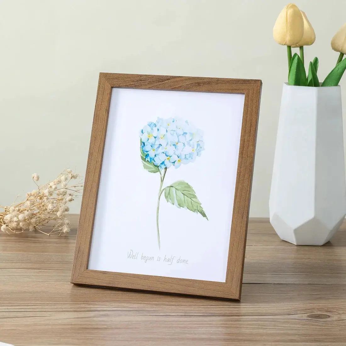 Wooden Photo Frame For Wall Hanging And Tabletop Stand 10x15 15x20 20x25cm A4 Picture Frame Decor